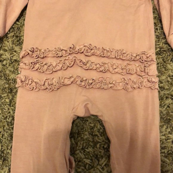 Posh Peanut Footie Ruffled Zippered One Piece - Picture 5 of 5